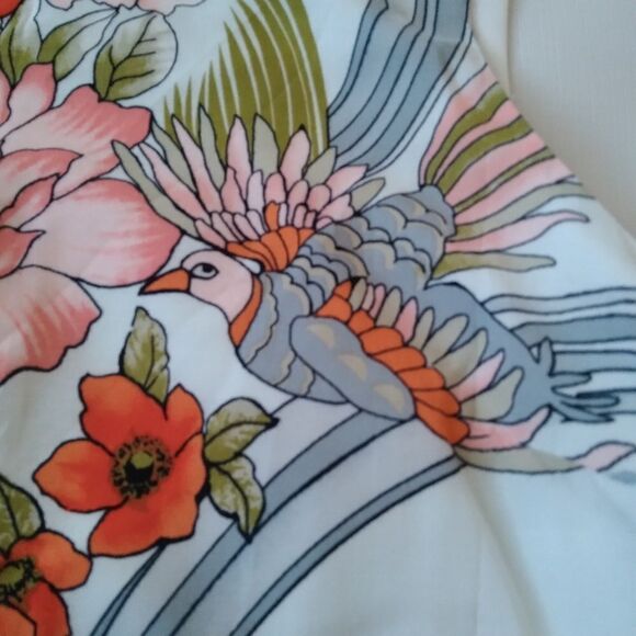 Forever 21 Light Blue Floral Pattern Sleeveless Mini Shift Dress Women's Small - Picture 6 of 12